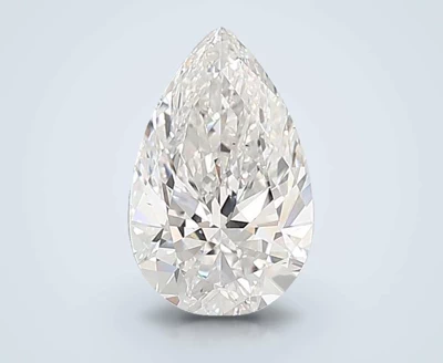5.02ct F VS2 Rare Carat Ideal Cut Pear Lab Grown Diamond
