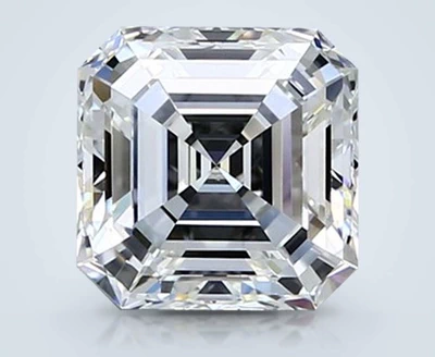 2.01ct H VS1 Rare Carat Ideal Cut Asscher Diamond