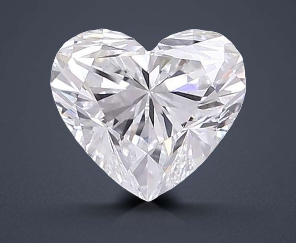1.68ct D VS1 Very Good Cut Heart Lab Grown Diamond