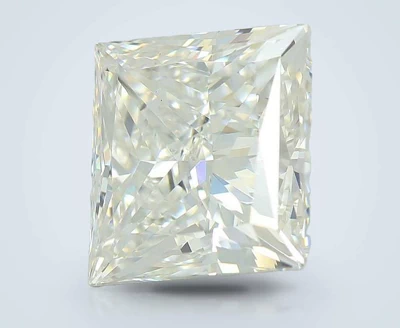 3.92ct F VS1 Rare Carat Ideal Cut Princess Lab Grown Diamond