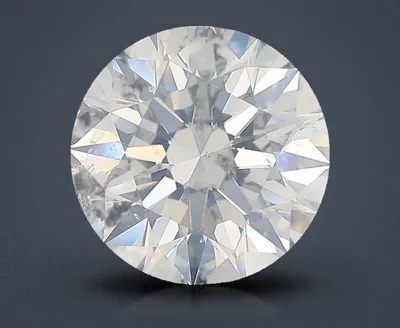 4.02ct I SI2 Rare Carat Ideal Cut Round Diamond