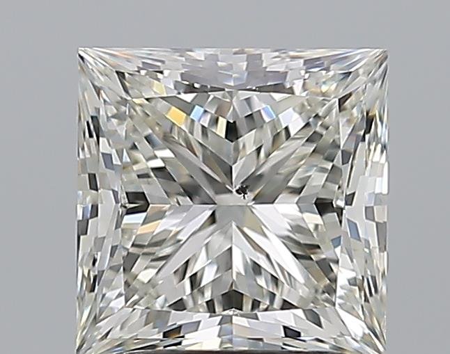 2.01ct J SI1 Rare Carat Ideal Cut Princess Diamond