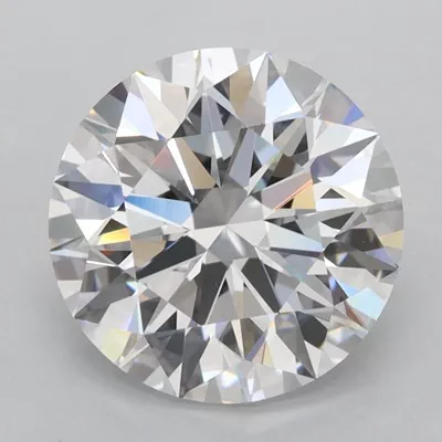 3.01ct D FL Rare Carat Ideal Cut Round Lab Grown Diamond