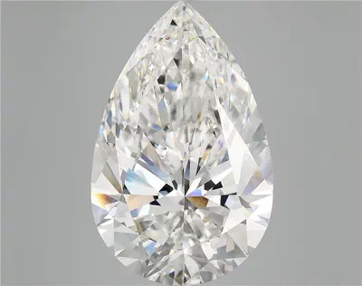 11.06ct F VVS2 Rare Carat Ideal Cut Pear Lab Grown Diamond