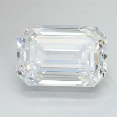 4.01ct F VS1 Rare Carat Ideal Cut Emerald Lab Grown Diamond