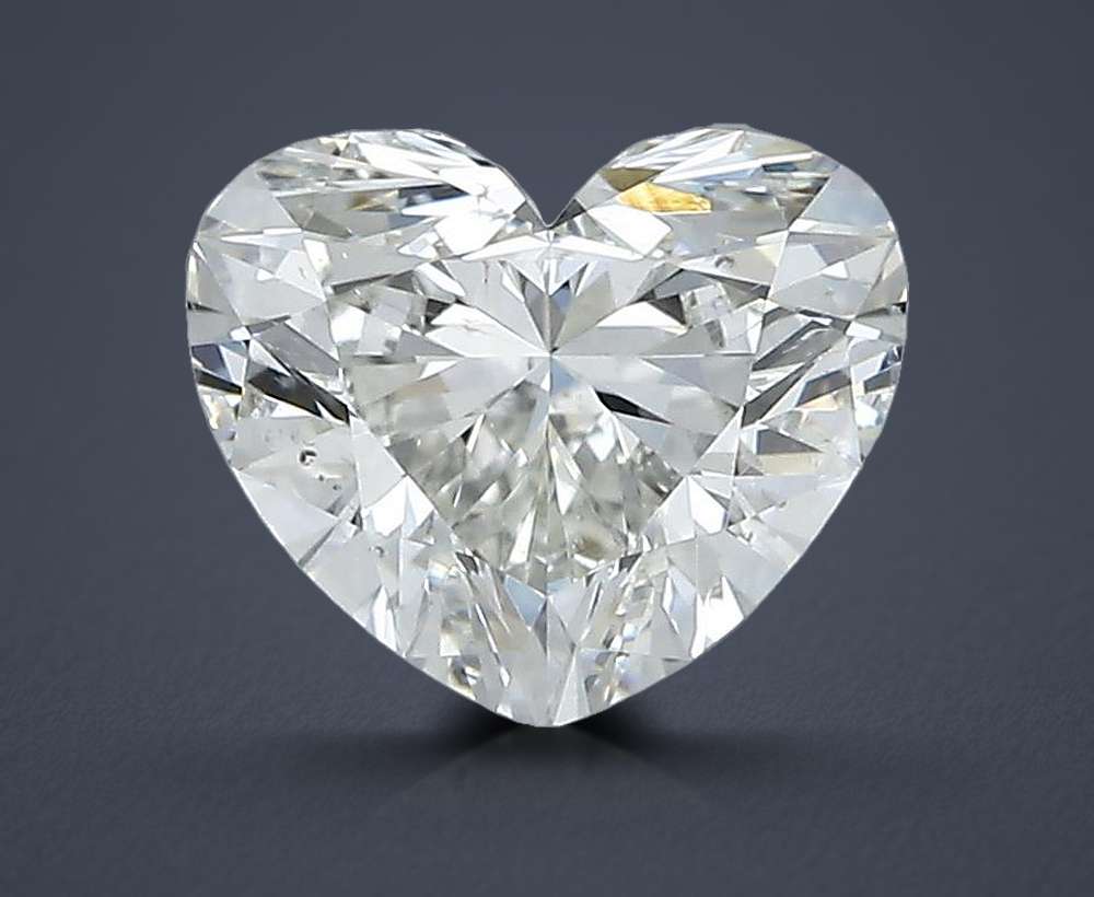 0.91ct J SI2 Rare Carat Ideal Cut Heart Diamond