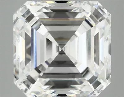 5.07ct F VS1 Rare Carat Ideal Cut Asscher Lab Grown Diamond