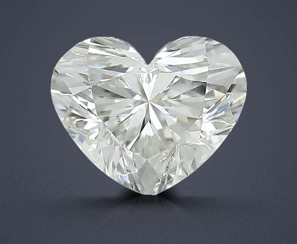 0.71ct J VS2 Rare Carat Ideal Cut Heart Diamond