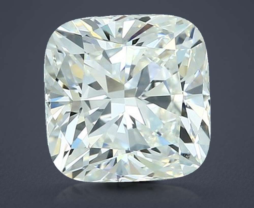3.25ct I VVS2 Rare Carat Ideal Cut Cushion Diamond