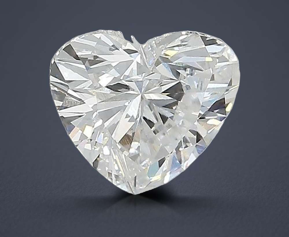 1.37ct F VS1 Very Good Cut Heart Lab Grown Diamond