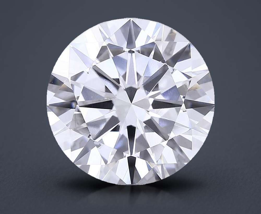 10.00ct F VVS2 Excellent Cut Round Lab Grown Diamond