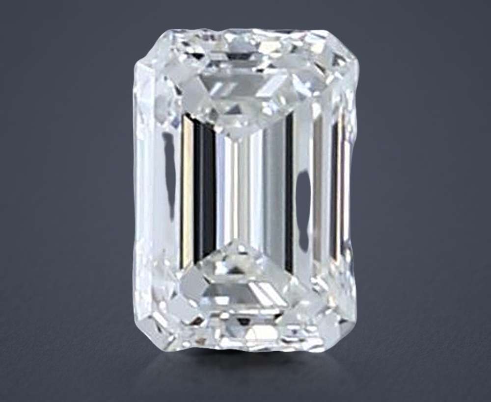 0.43ct G VS2 Rare Carat Ideal Cut Emerald Diamond