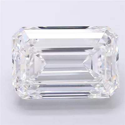 8.51ct E VVS2 Excellent Cut Emerald Lab Grown Diamond
