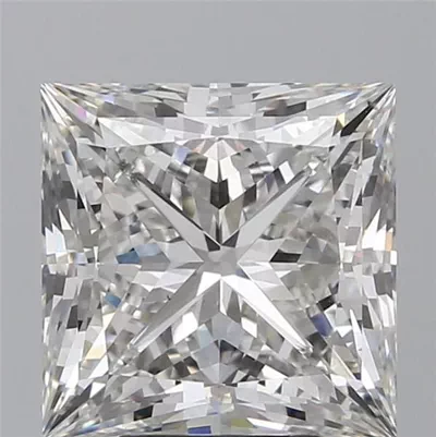 6.62ct G VS1 Rare Carat Ideal Cut Princess Lab Grown Diamond