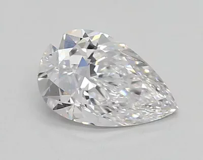 0.73ct D VVS2 Rare Carat Ideal Cut Pear Lab Grown Diamond