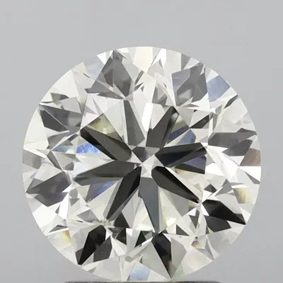 3.48ct J VVS2 Very Good Cut Round Lab Grown Diamond