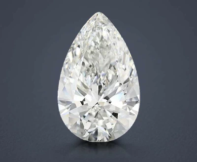 11.38ct F VVS2 Rare Carat Ideal Cut Pear Lab Grown Diamond