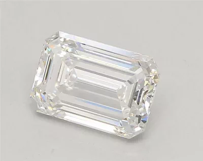 3.01ct E VS1 Rare Carat Ideal Cut Emerald Lab Grown Diamond
