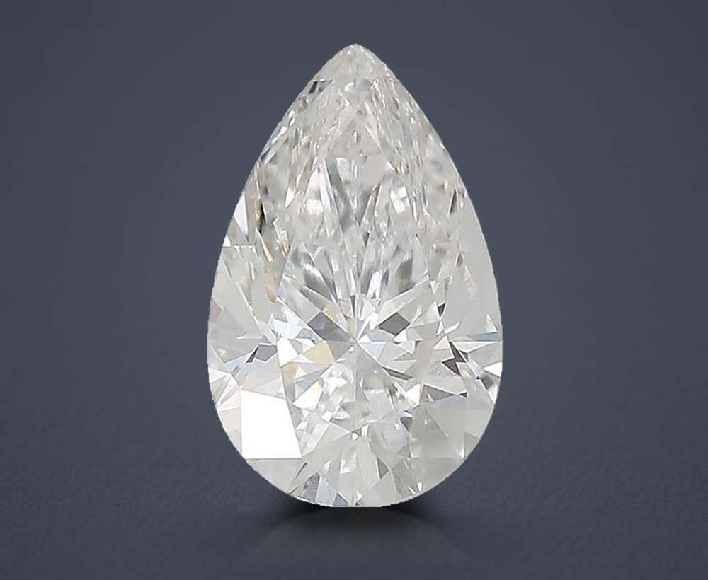 1.82ct F VVS2 Rare Carat Ideal Cut Pear Lab Grown Diamond