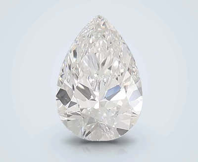 3.08ct E VS2 Rare Carat Ideal Cut Pear Lab Grown Diamond