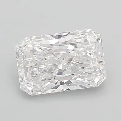 5.09ct F VVS2 Rare Carat Ideal Cut Radiant Lab Grown Diamond