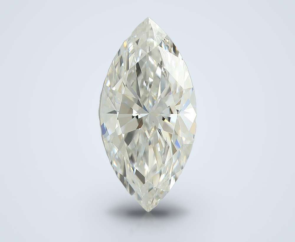 3.07ct F VVS2 Rare Carat Ideal Cut Marquise Lab Grown Diamond