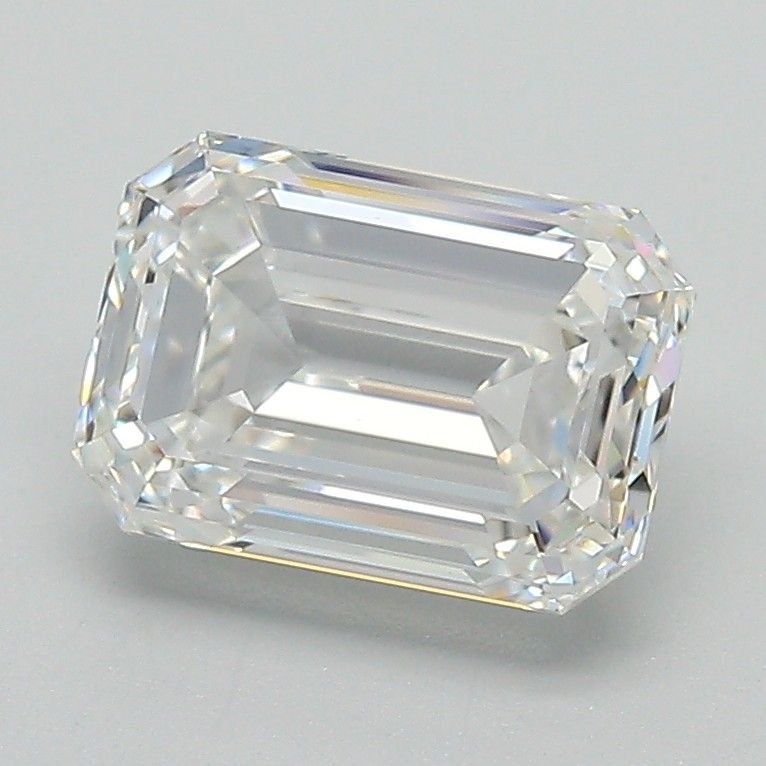 2.06ct E VS1 Rare Carat Ideal Cut Emerald Lab Grown Diamond