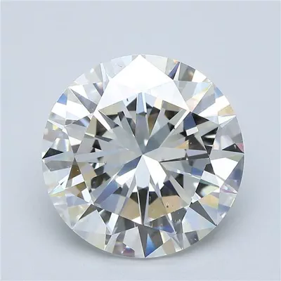6.09ct J SI1 Very Good Cut Round Diamond