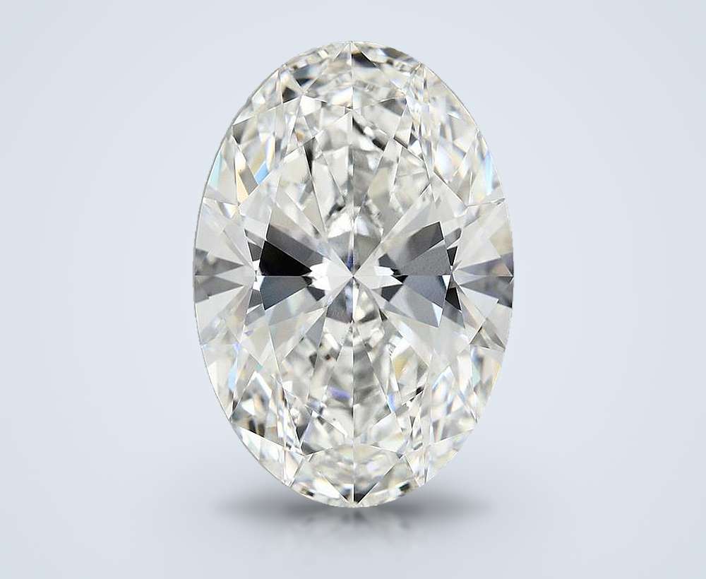 11.83ct E VVS2 Rare Carat Ideal Cut Oval Lab Grown Diamond