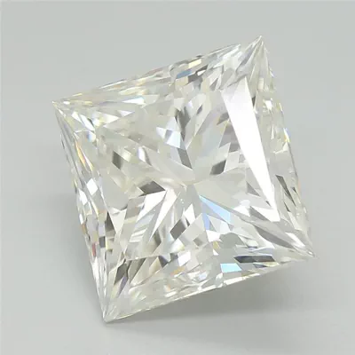 3.07ct F VVS2 Rare Carat Ideal Cut Princess Lab Grown Diamond