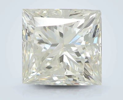 3.07ct F VVS2 Rare Carat Ideal Cut Princess Lab Grown Diamond