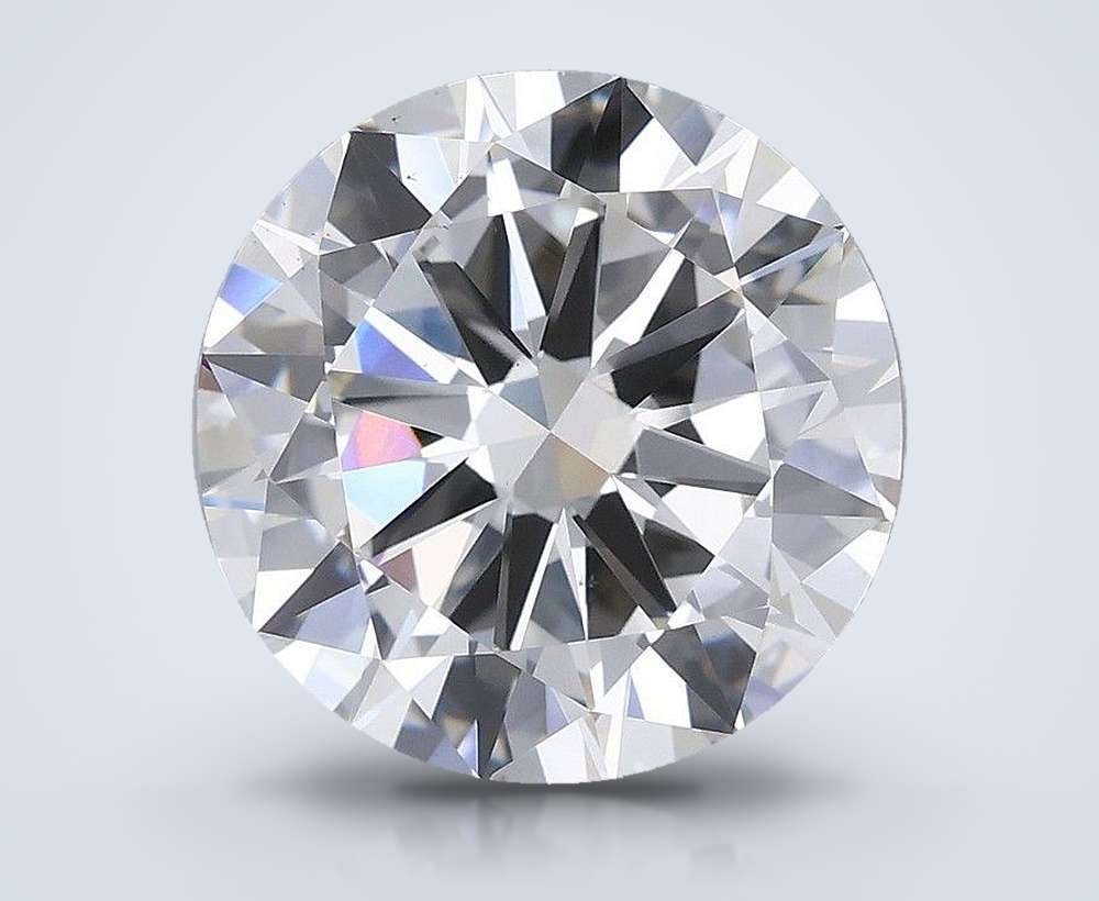 6.01ct I VS1 Very Good Cut Round Lab Grown Diamond