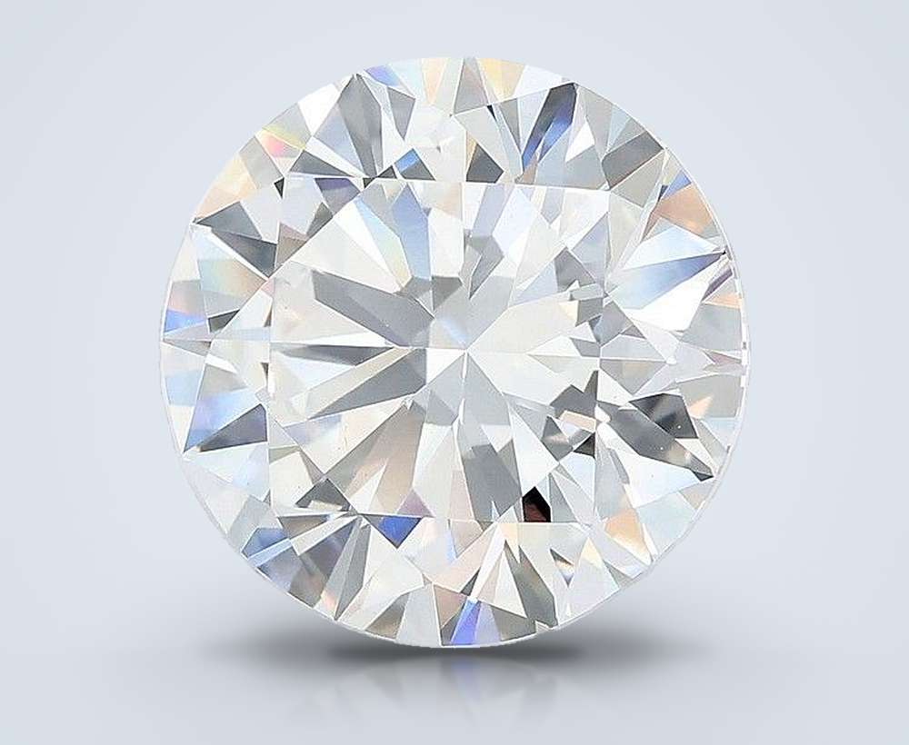 7.90ct F VVS2 Excellent Cut Round Lab Grown Diamond