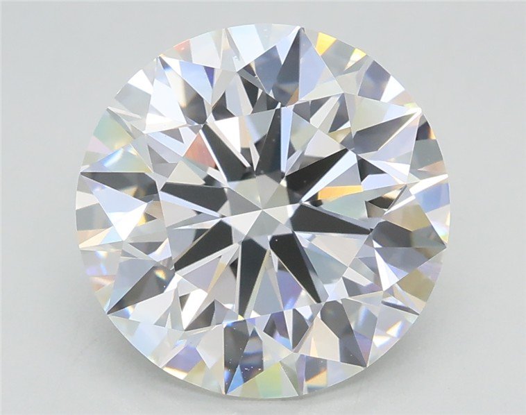 4.04ct F VVS2 Excellent Cut Round Lab Grown Diamond
