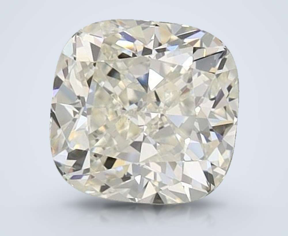 0.92ct K SI1 Rare Carat Ideal Cut Cushion Diamond