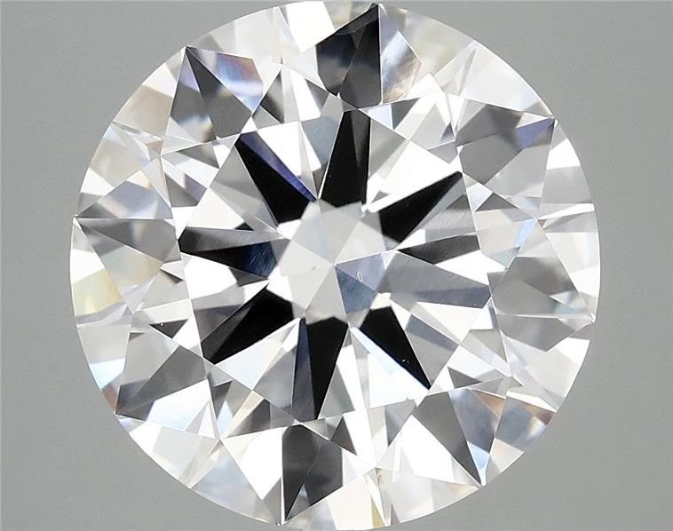 6.51ct E VS2 Rare Carat Ideal Cut Round Lab Grown Diamond
