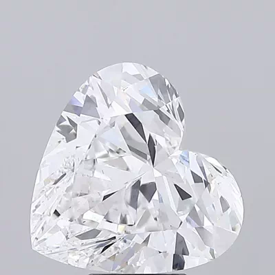 6.02ct D VS2 Rare Carat Ideal Cut Heart Lab Grown Diamond