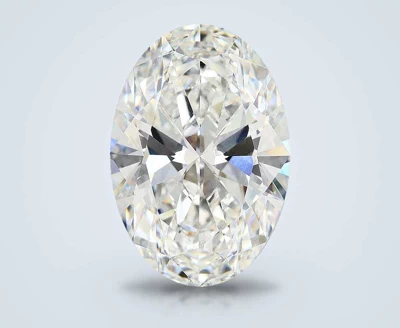 11.43ct E VVS2 Rare Carat Ideal Cut Oval Lab Grown Diamond