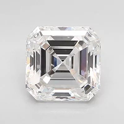 2.55ct E VVS2 Rare Carat Ideal Cut Asscher Lab Grown Diamond