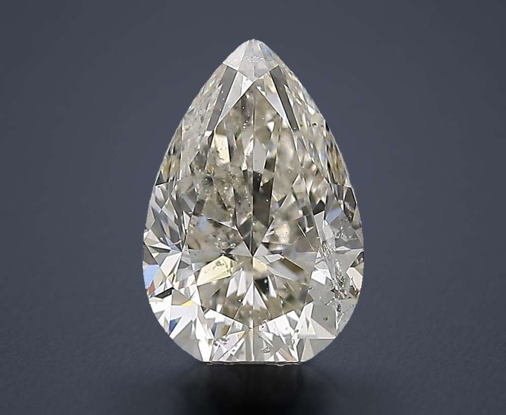 2.00ct I SI2 Rare Carat Ideal Cut Pear Diamond