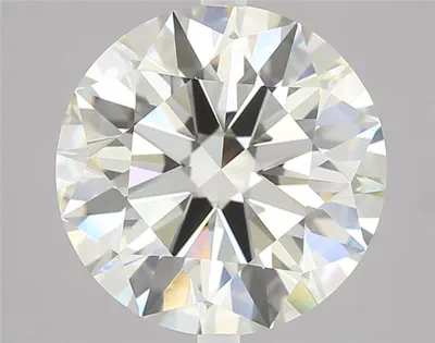 4.06ct J VVS1 Rare Carat Ideal Cut Round Diamond