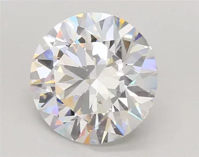 3.41ct E VVS2 Rare Carat Ideal Cut Round Lab Grown Diamond