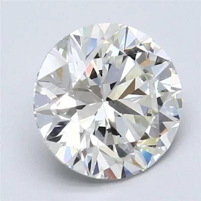 2.53ct J VS2 Rare Carat Ideal Cut Round Diamond