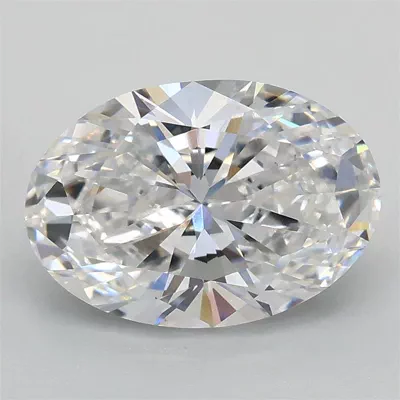 2.01ct D VS1 Rare Carat Ideal Cut Oval Lab Grown Diamond