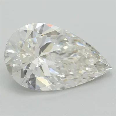 3.27ct G VS1 Rare Carat Ideal Cut Pear Lab Grown Diamond