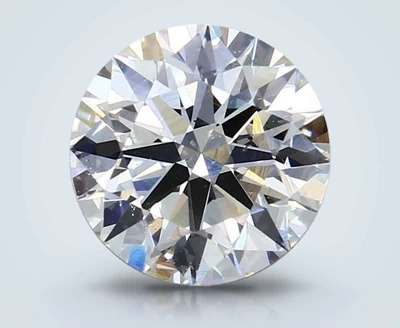 2.52ct I SI1 Rare Carat Ideal Cut Round Diamond