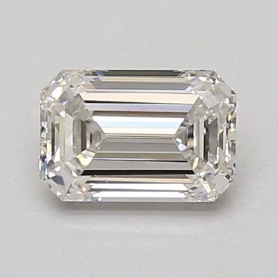 0.97ct F VS1 Rare Carat Ideal Cut Emerald Lab Grown Diamond