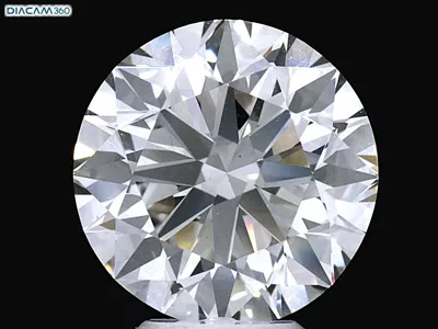 6.57ct J VS1 Rare Carat Ideal Cut Round Diamond