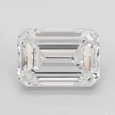 20.11ct F VVS2 Rare Carat Ideal Cut Emerald Lab Grown Diamond