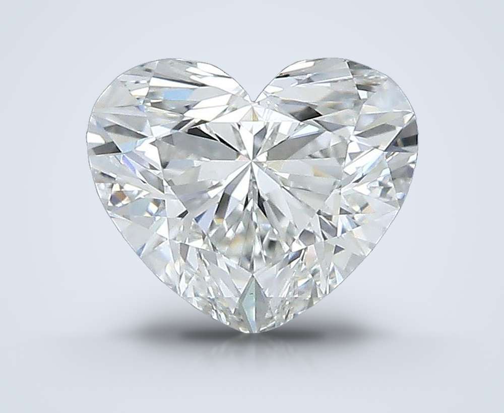 0.81ct I VS2 Rare Carat Ideal Cut Heart Diamond